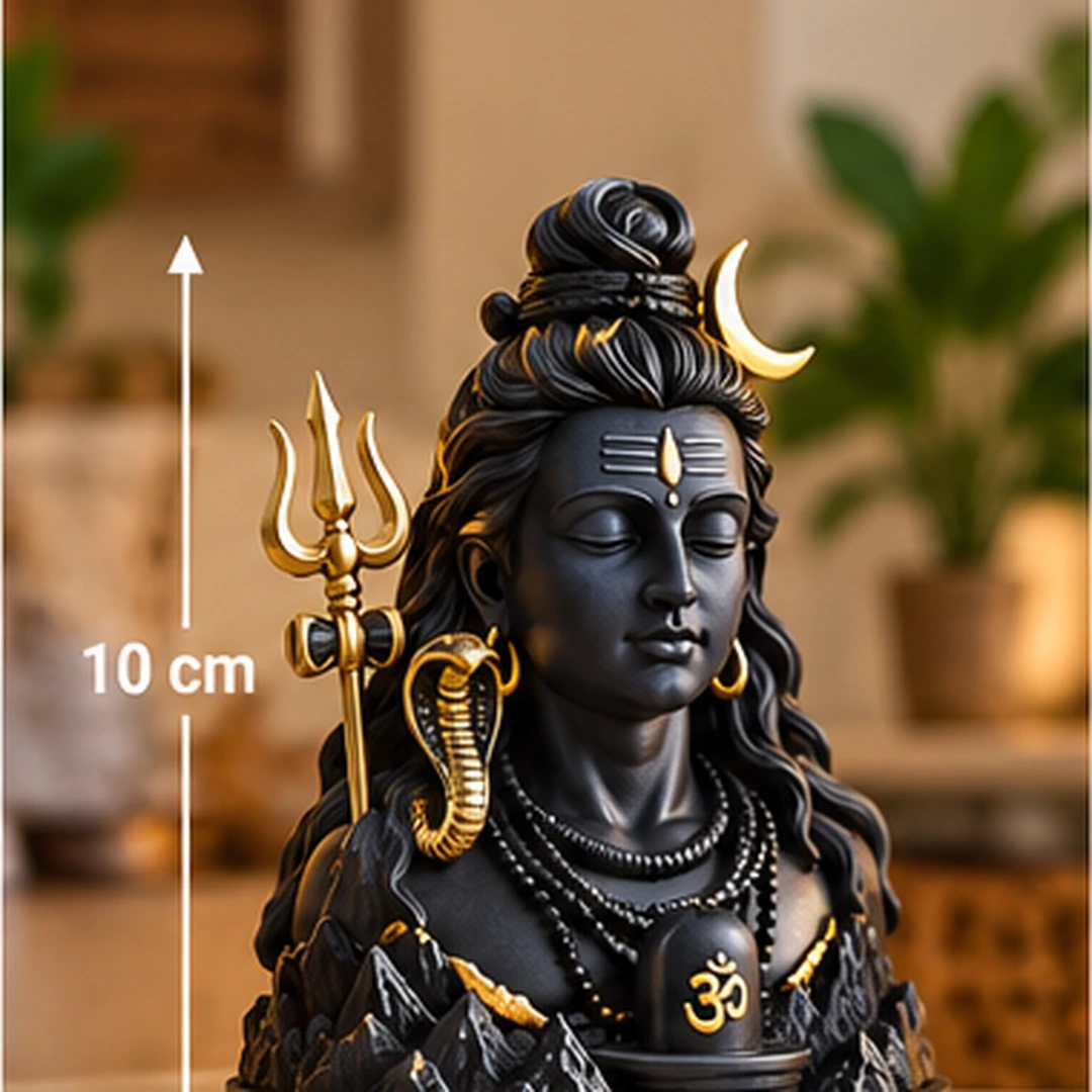 lord shiva 10cm black