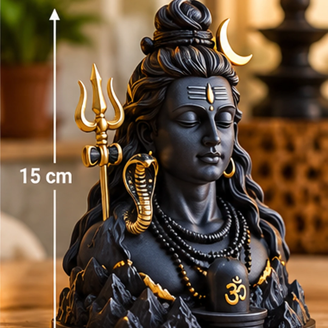 lord shiva 15cm black